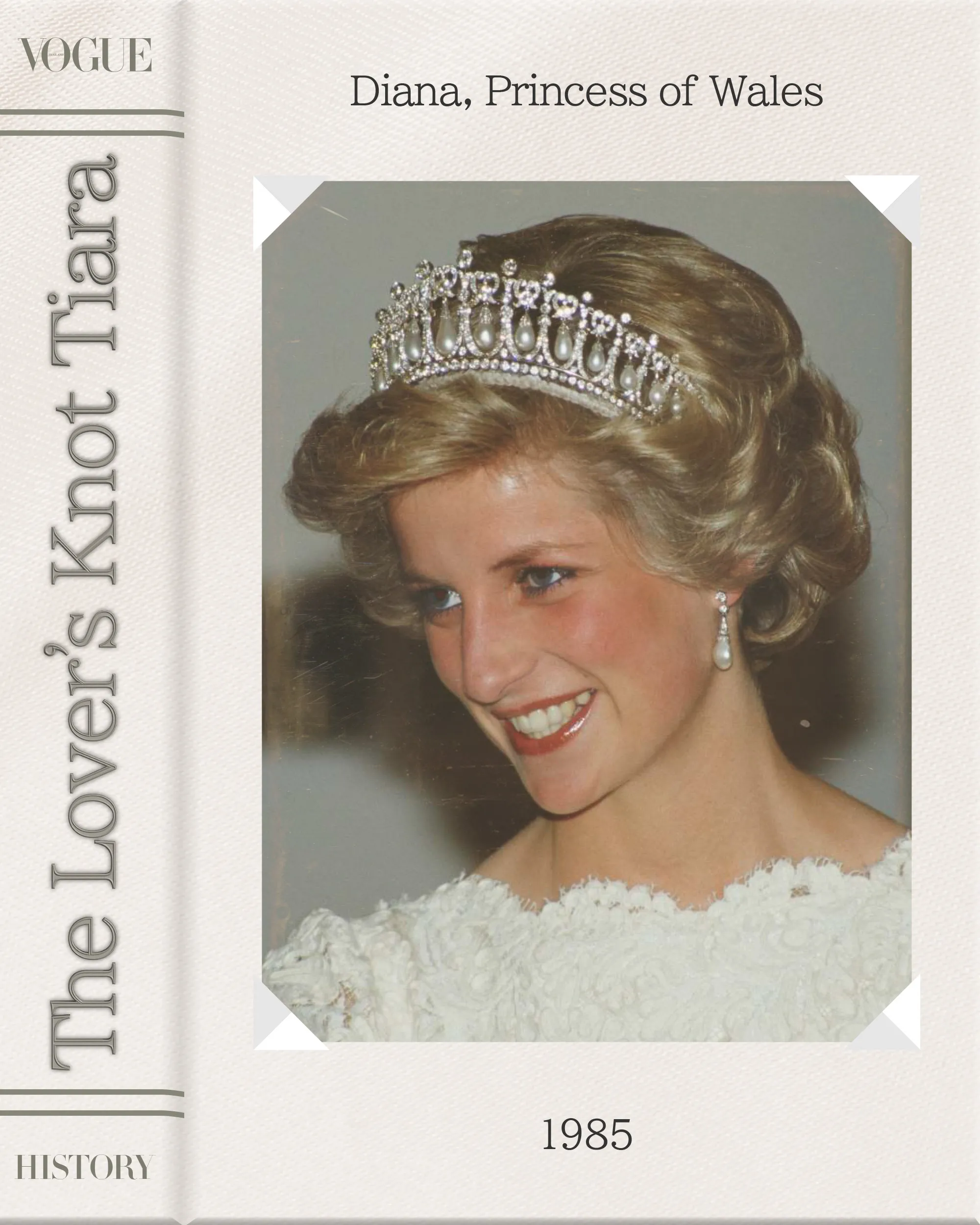 Diana Princess of Wales and Lover's Knot Tiara