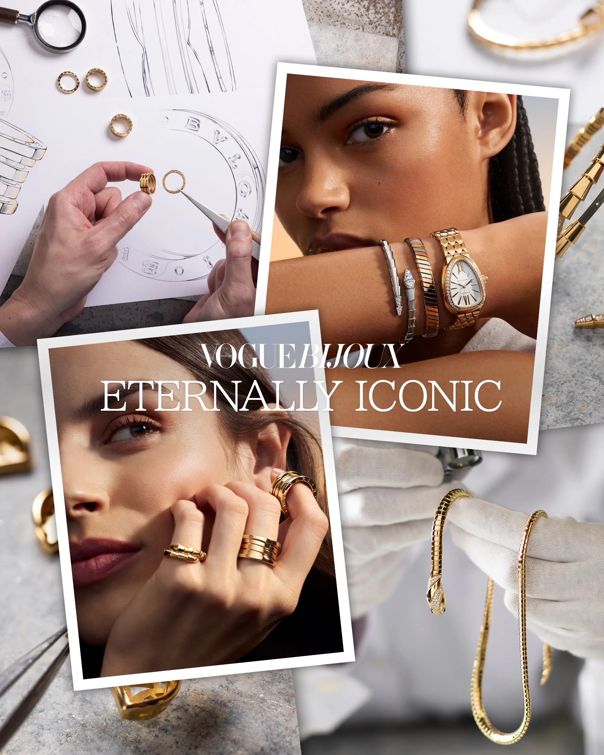 Eternally Iconic Campaign BYLGARI jewelry