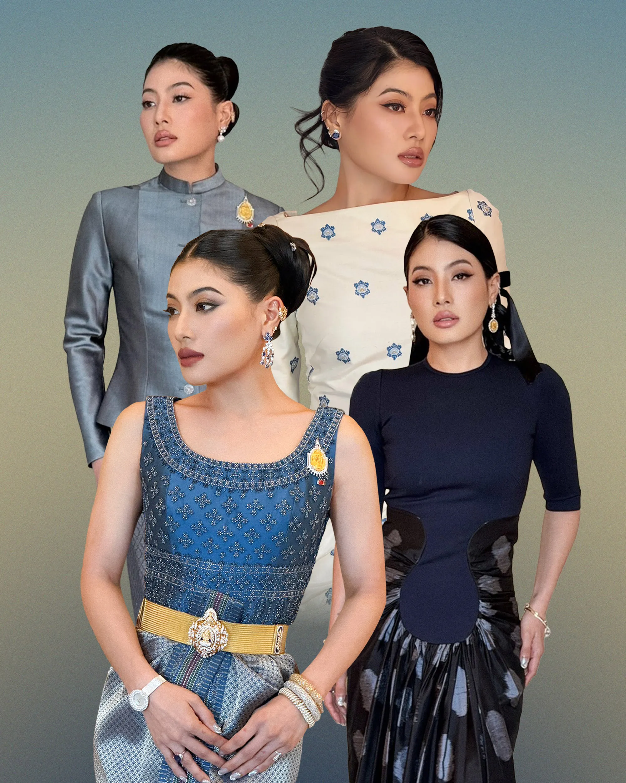 ฉลองพระองค์ของ 'เจ้าฟ้าสิริวัณณวรีฯ' ระหว่างการเสด็จเยือนกรุงปารีส 