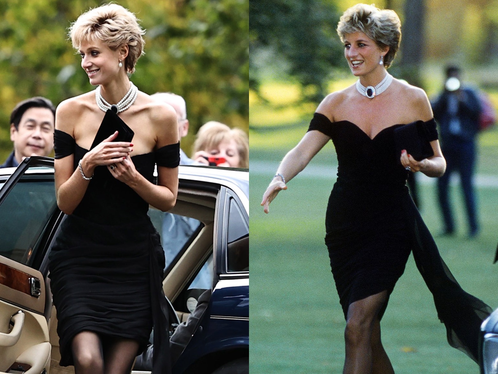 Elizabeth Debicki as Princess Diana in Revenge Dress from The Crown Season 5 Netflix