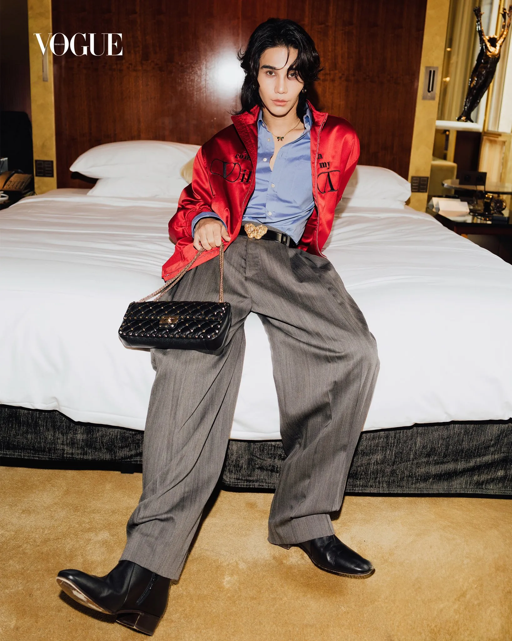 แบรนด์แอมบาสเดอร์ 'เจฟ ชาเตอร์' เตรียมพร้อมเข้าร่วมชมโชว์ Valentino คอลเล็กชั่นฤดูใบไม้ผลิ/ฤดูร้อน 2027