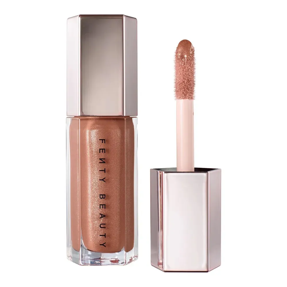 ลิปกลอสติดทน Fenty Beauty Gloss Bomb สี Fenty Glow เงา Juicy ปากดูอวบอิ่ม