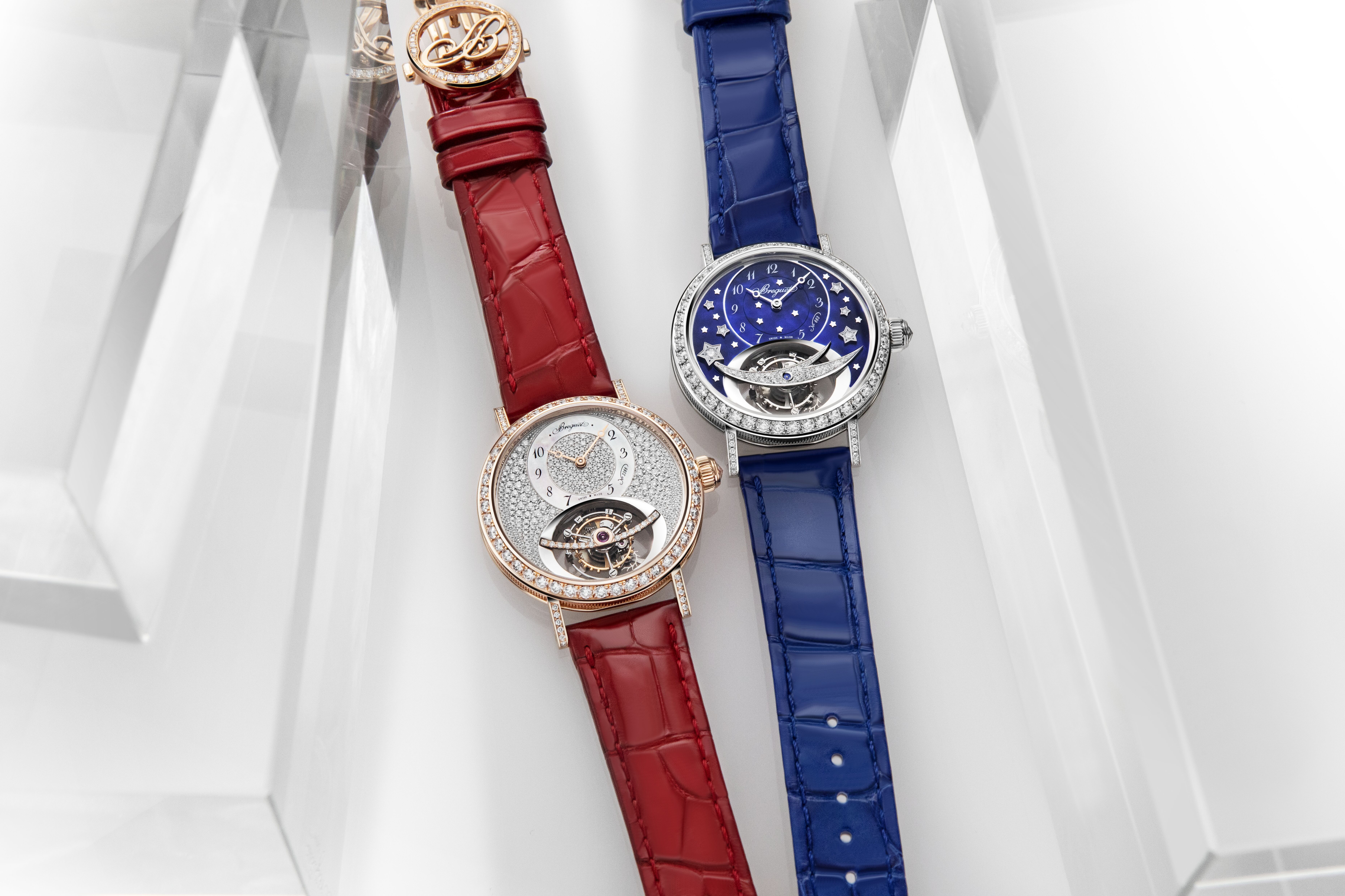 Breguet-collection-classique-holiday-gift-guide-tourbillon-2023-red-blue-watch-snow-setting-diamond-2023