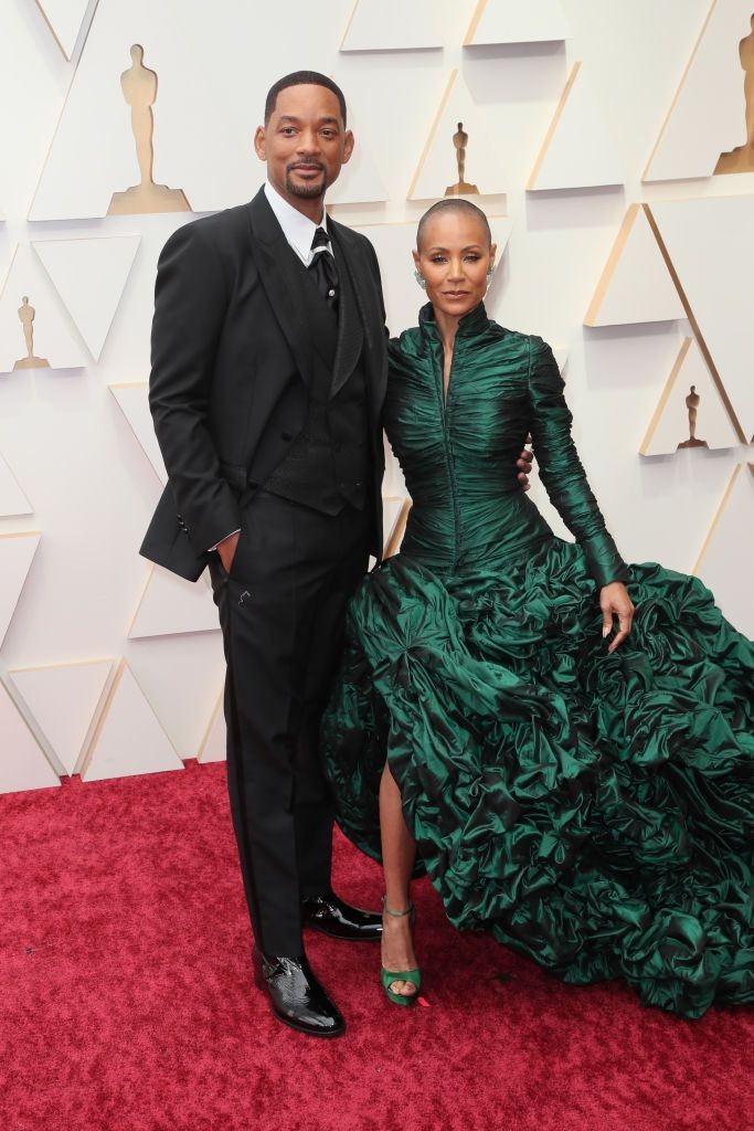 Will Smith and Jada Pinkett Smith at Oscars 2022.