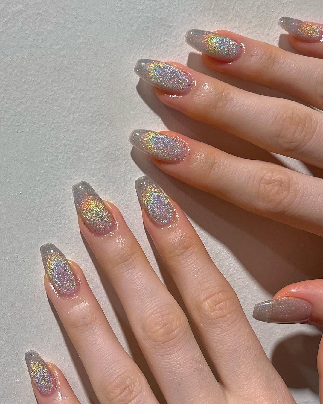 เล็บ สีลูกแก้ว