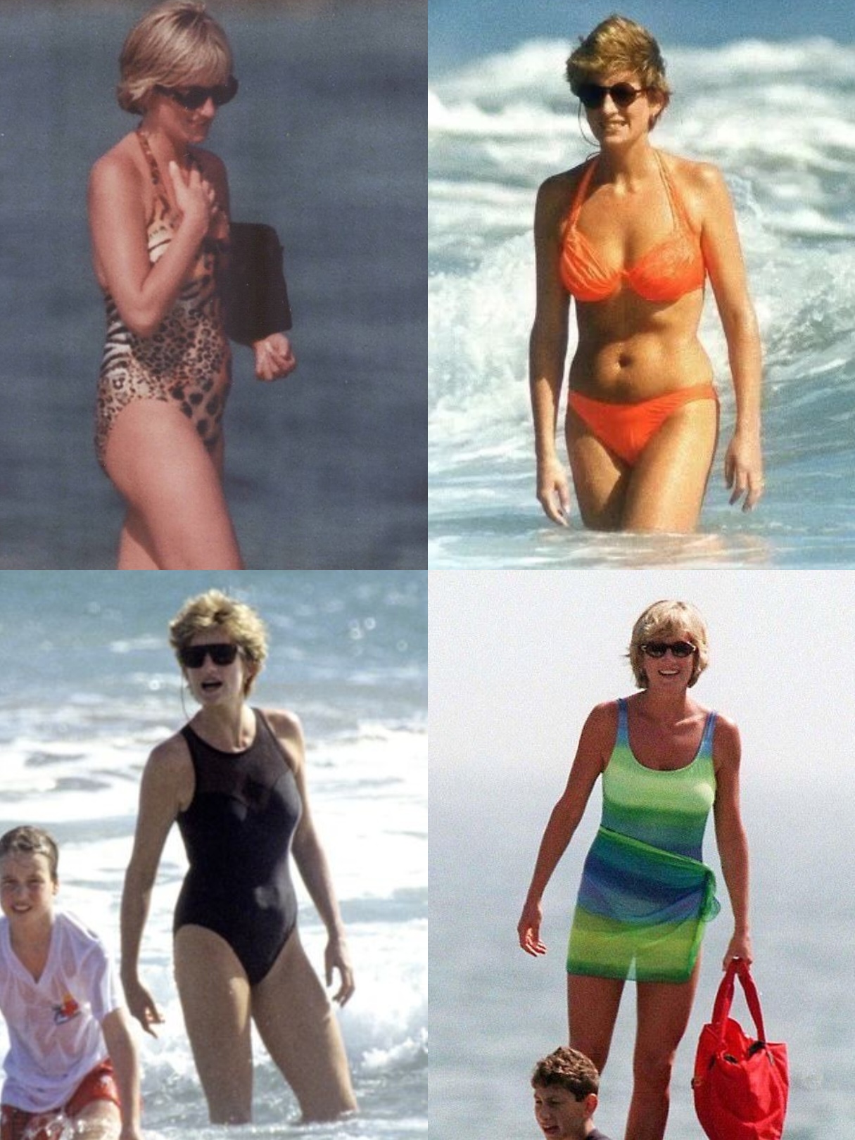 Princess Diana and her Swimwear