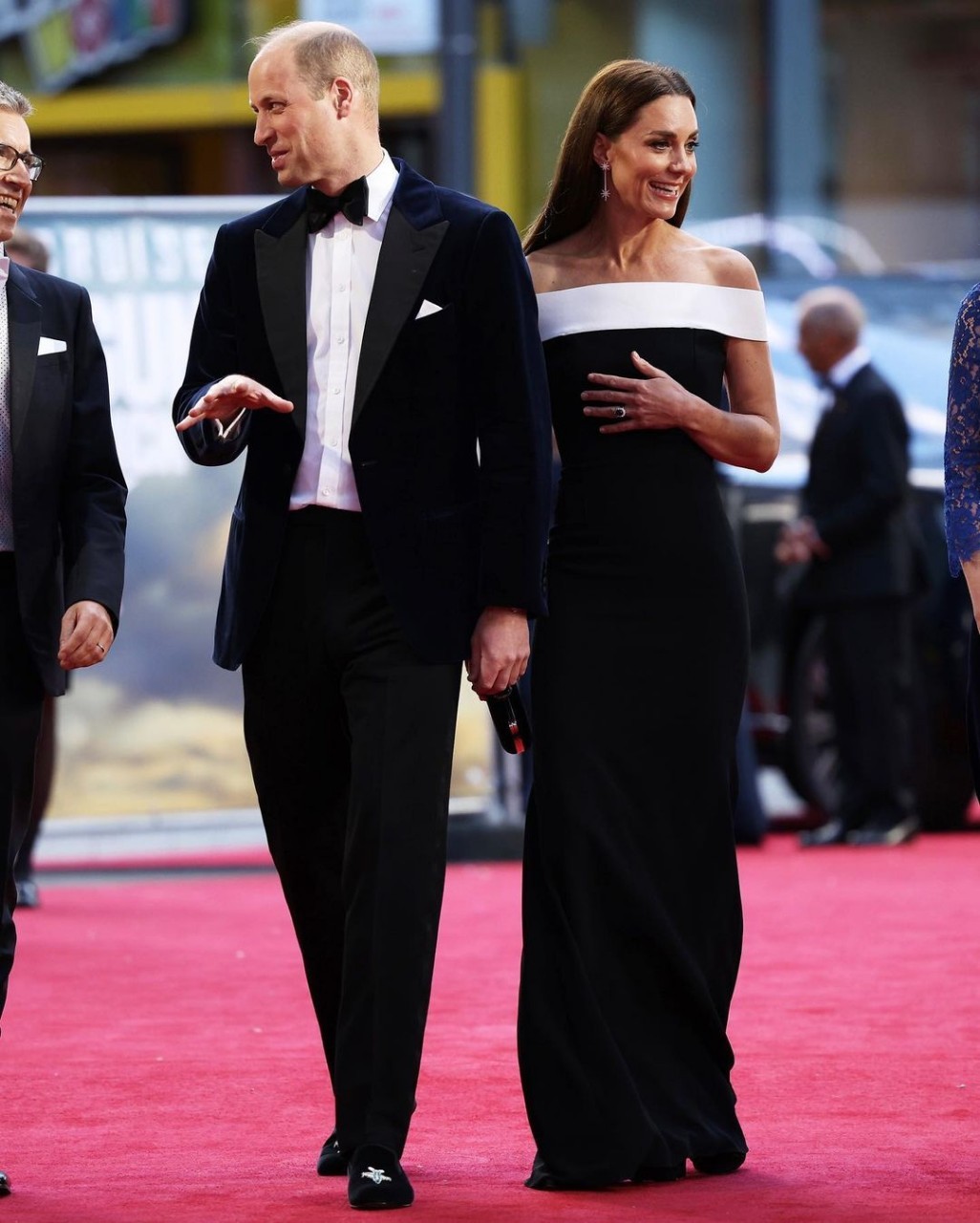 Prince William and Kate Middleton at Top Gun:Maveruck premier