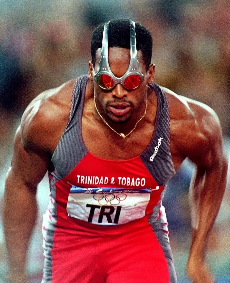 Ato Boldon, Oakley Over the top, Oakley Sunglasses, Olympics, Sydney 2000, Ato Boldon Glasses