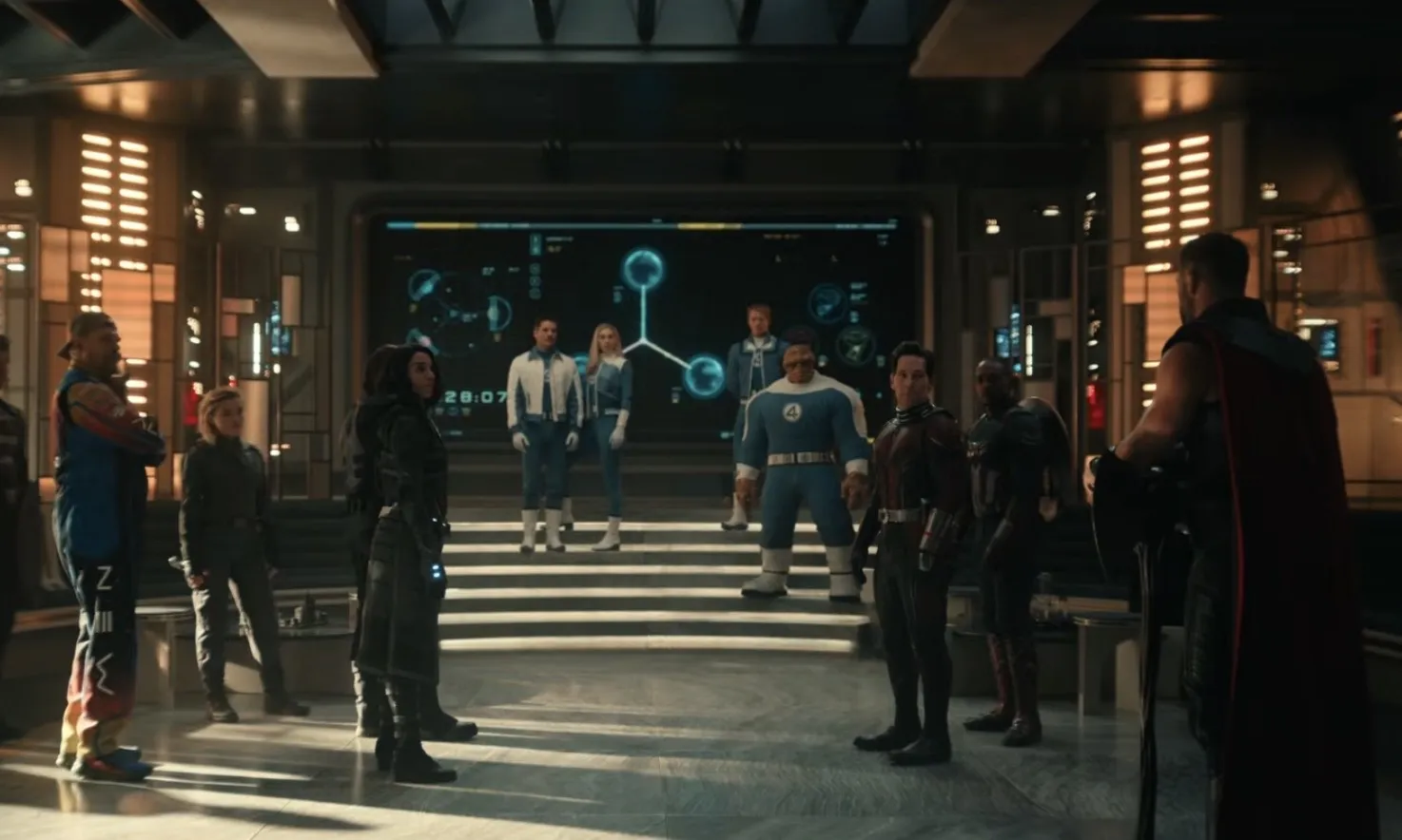หนึ่งในฉากของภาพยนตร์ซูเปอร์ฮีโร่ Avengers: Doomsday