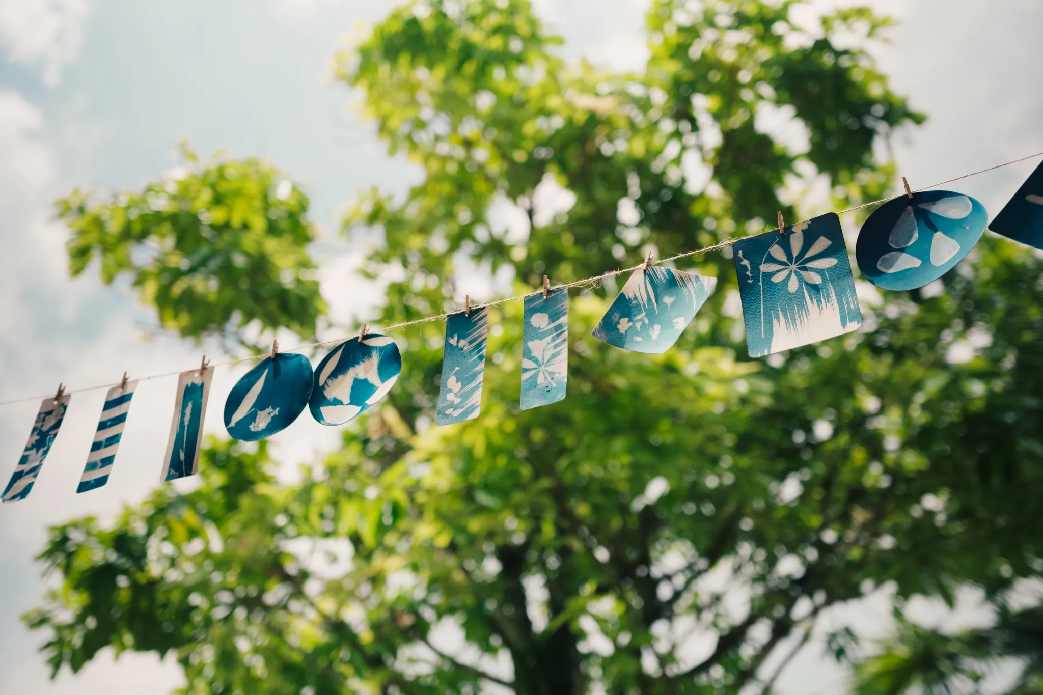 Cyanotype Printing With The Sun by Flaws sol festival 2025