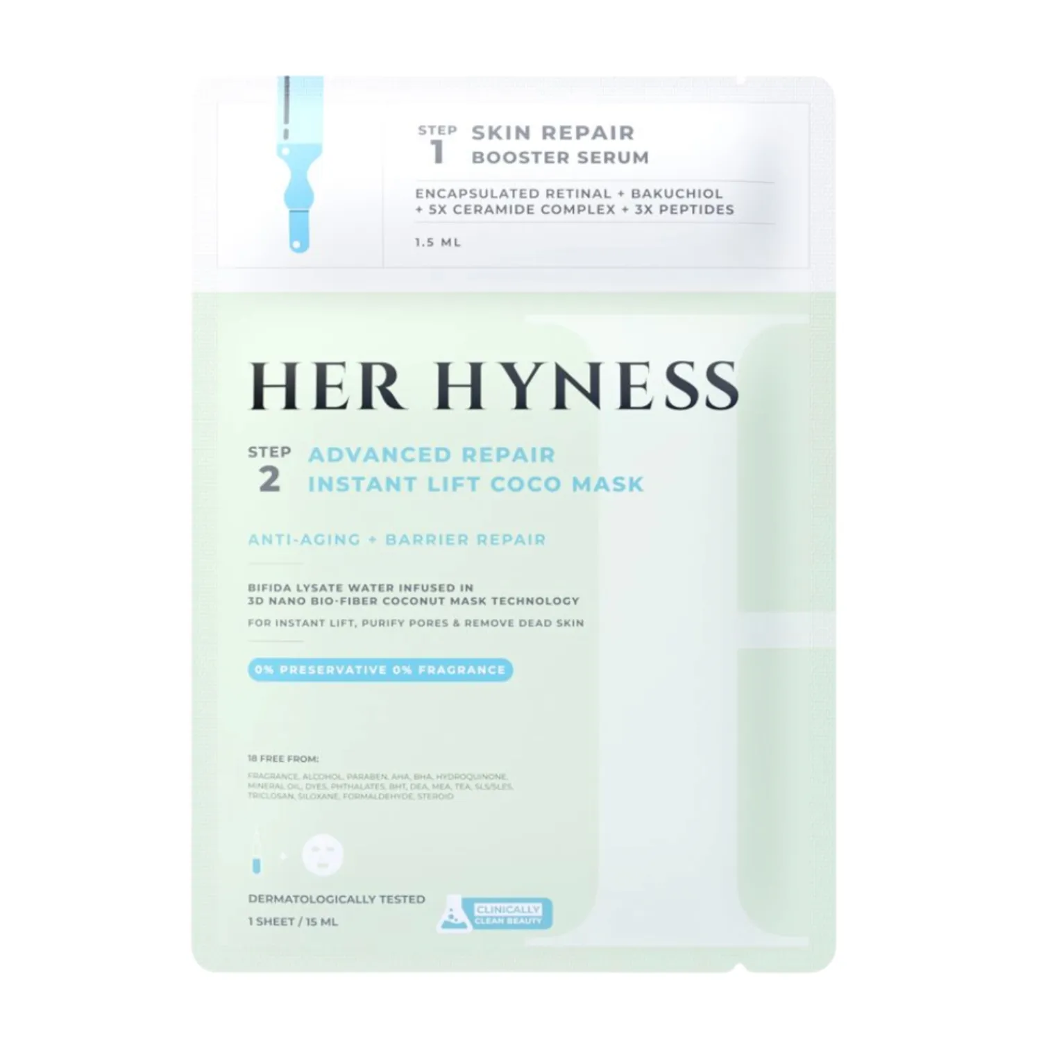 HER HYNESS Advanced Repair Instant Lift Coco Mask (ราคา 199 บาท)