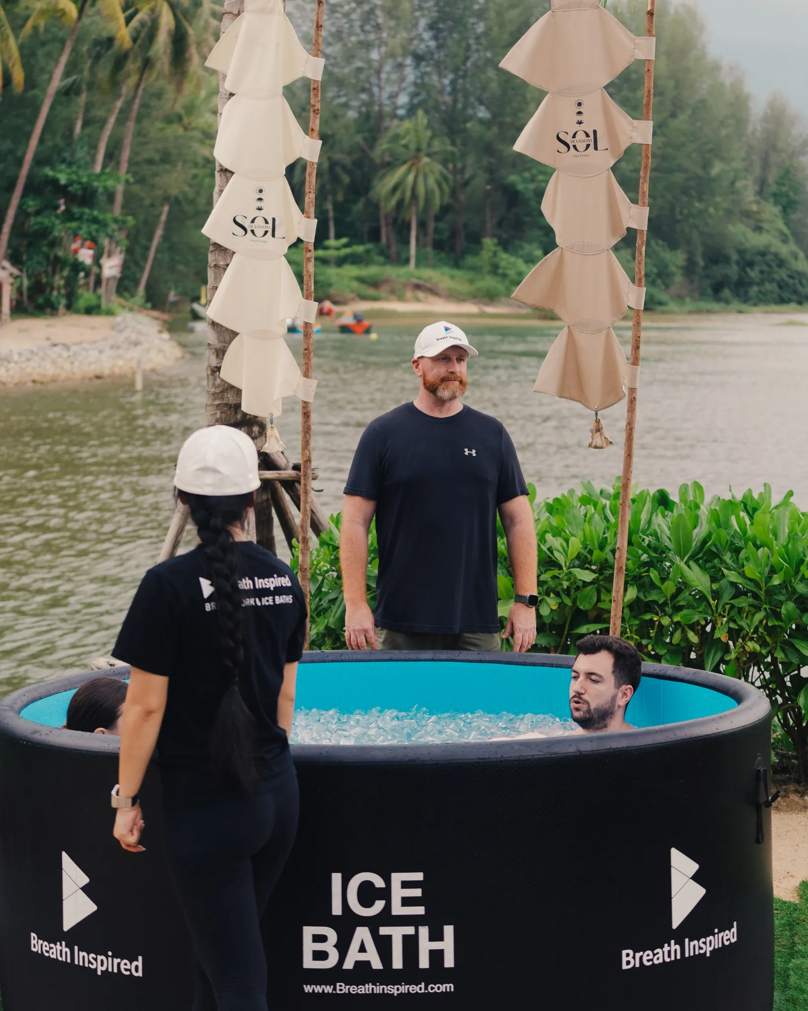 ice bath breath inspired sol festival 2025