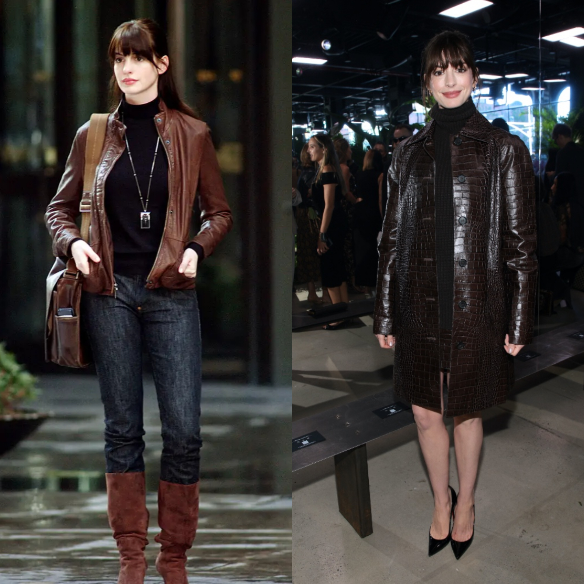 Anne Hathaway at New York Fashion Week
