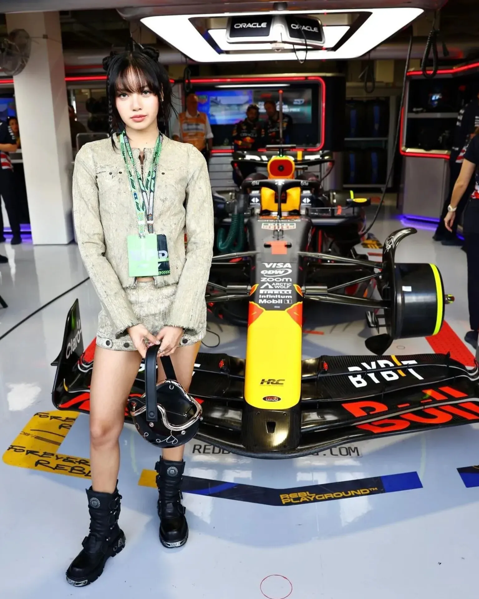 Lisa BLACKPINK F1 miami Grand Prix 2024