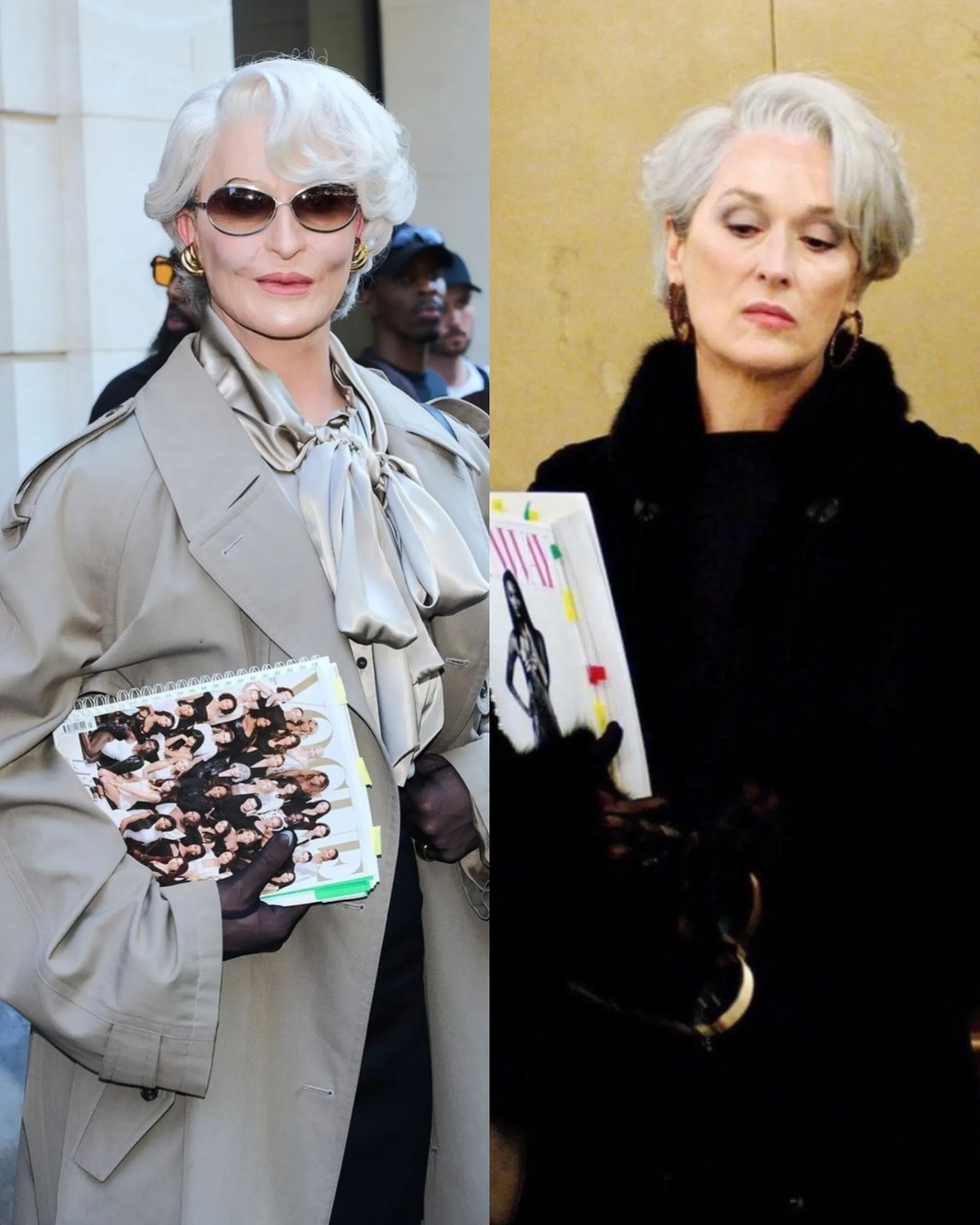 Alexis Stone as Miranda Priestly at BALENCIAGA