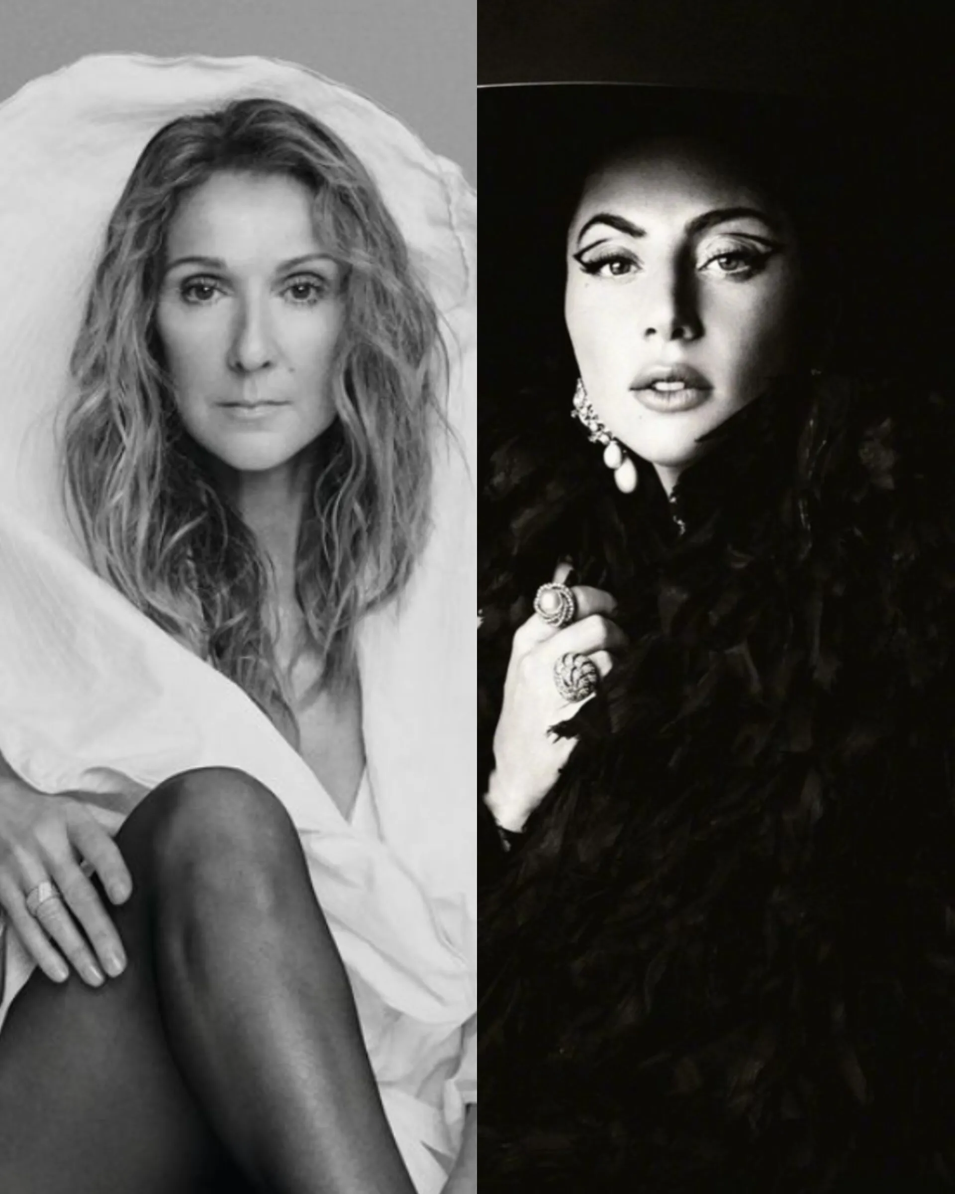 Celine Dion and Lady Gaga Olympics Openning Ceremony