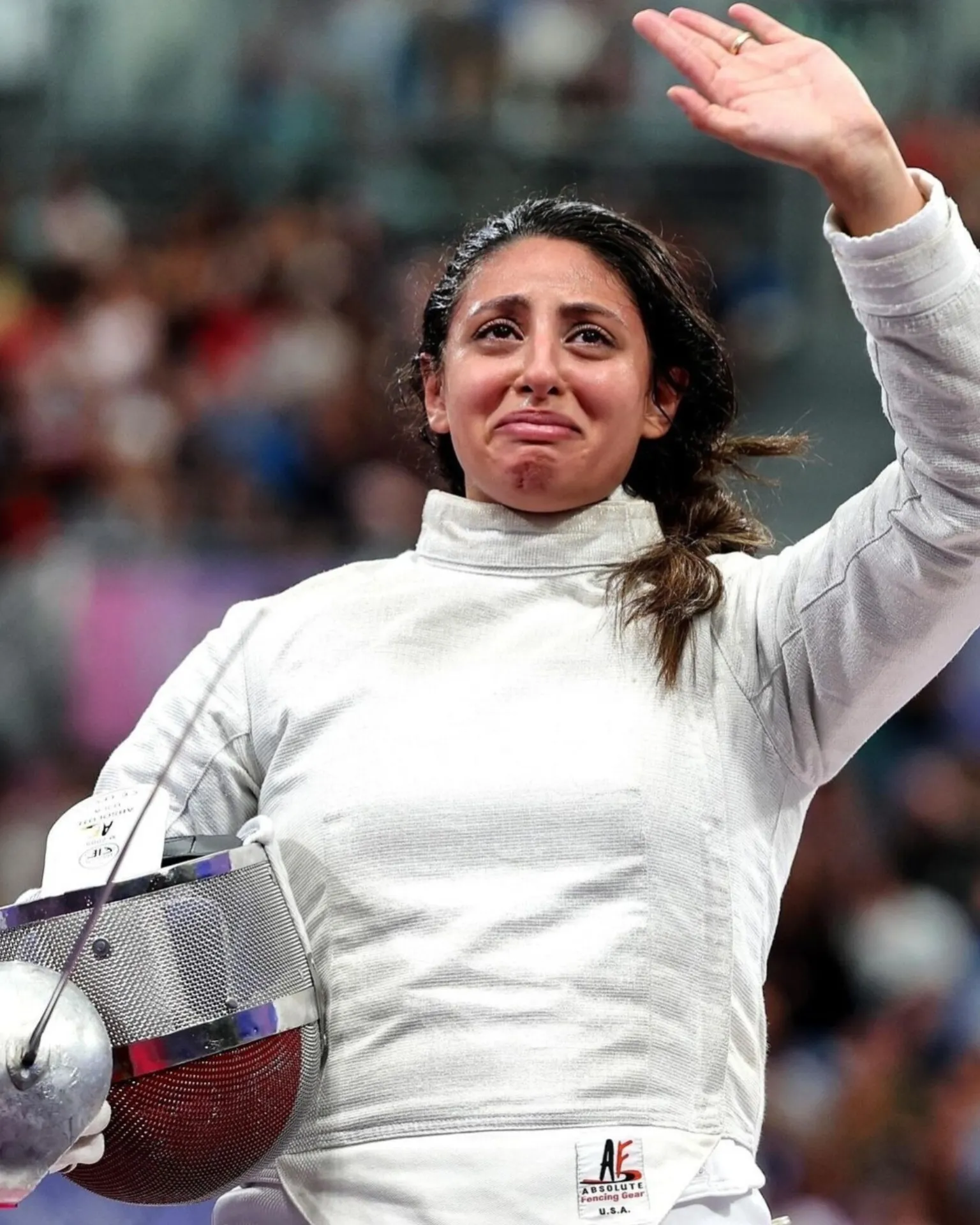 Nada Hafez olympics paris 2024 fencing