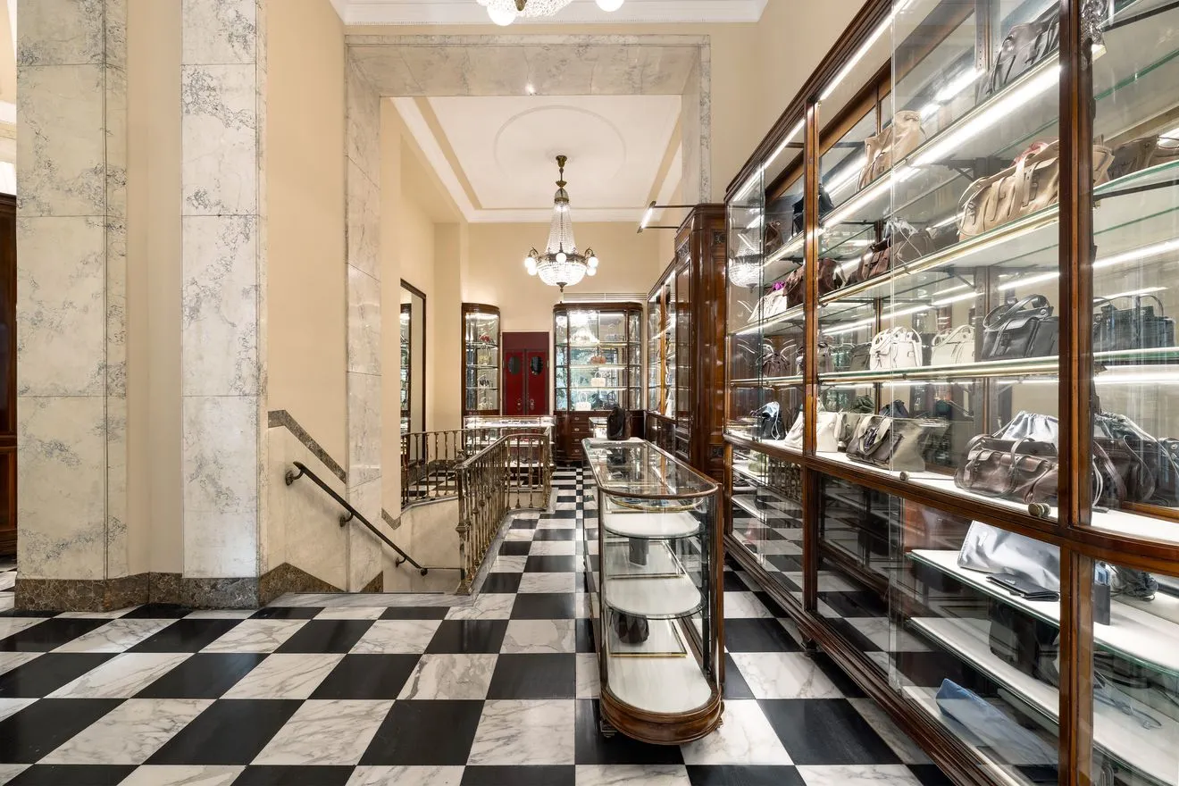 Inside the Prada Donna store located in Galleria Vittorio Emanuele II. Photo: Courtesy of Prada