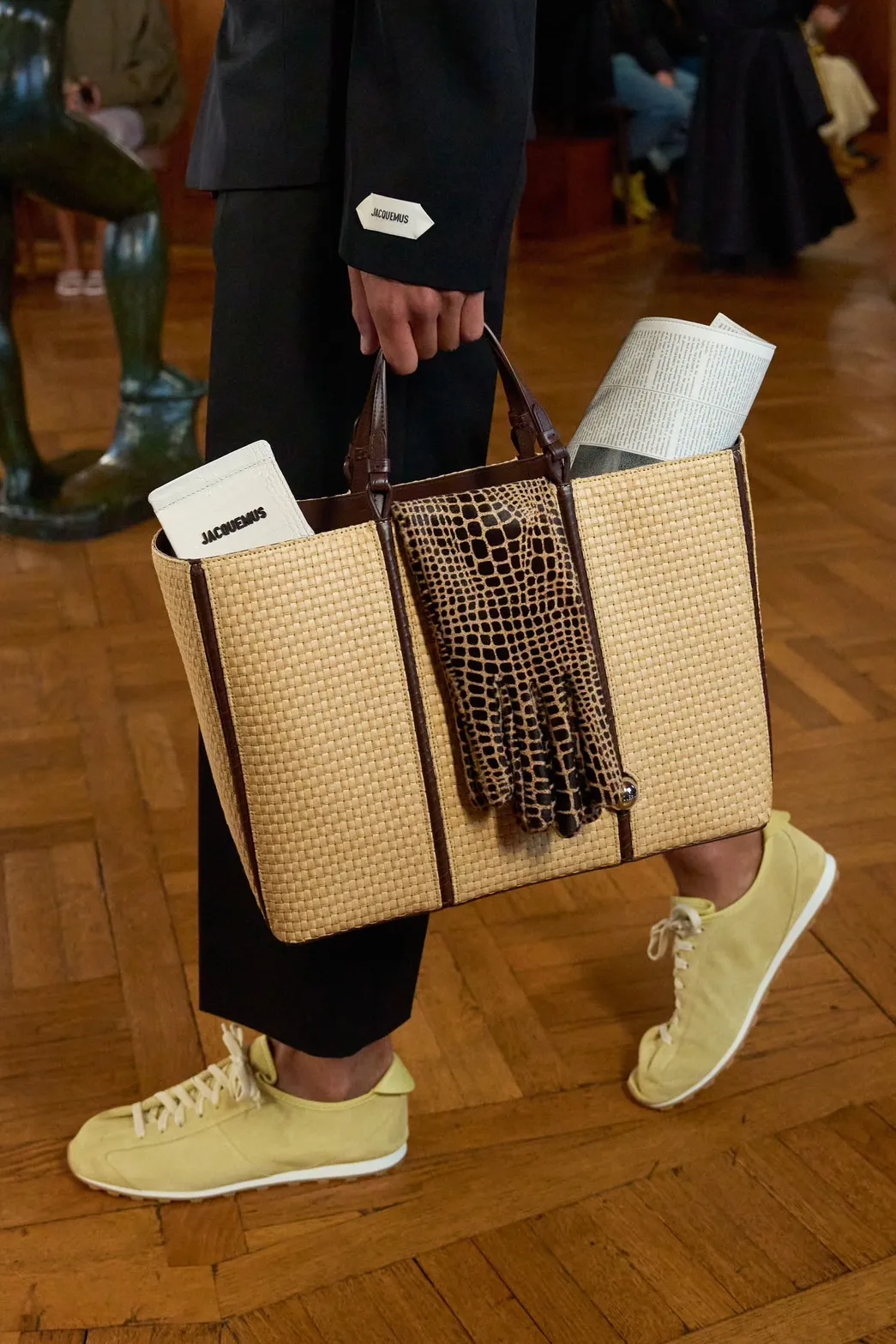 Jacquemus คอลเล็กชั่นฤดูใบไม้ผลิ/ฤดูร้อน 2025 กับรองเท้าพื้น Waffle