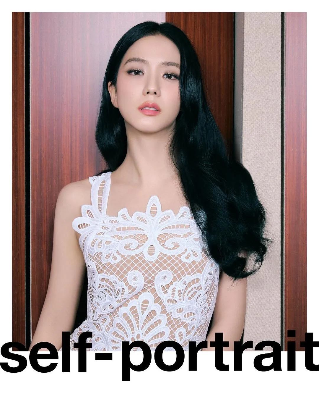 jisoo, jisoo self portrait, face of self portrait, จีซู self portrait, จีซู