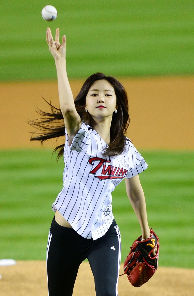 K-Pop, K-Pop Baseball, Naeun Aink, Naeun, Apink