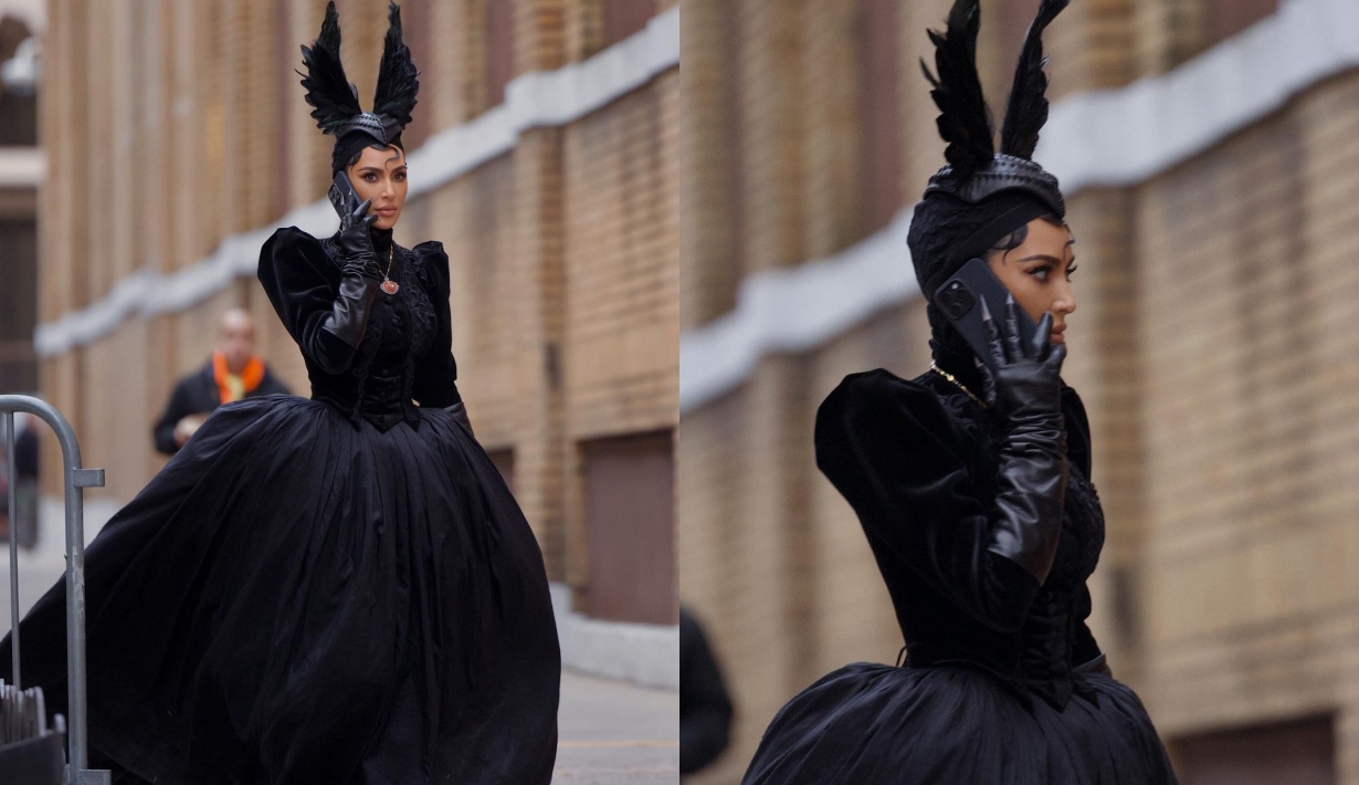 kim-kardashian-looks-like-maleficent-on-the-set-of-american-horror-story