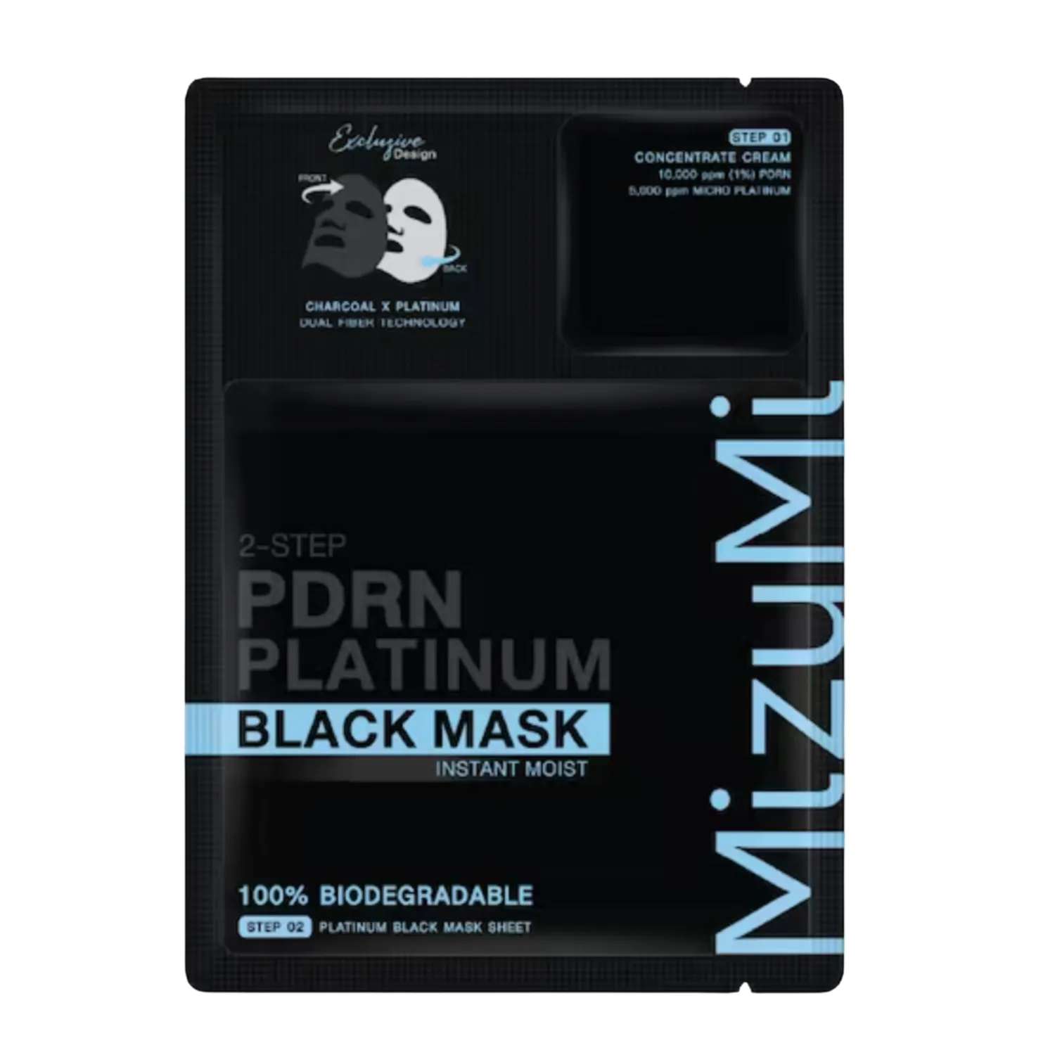PDRN Platinum Black Mask Instant Moist (ราคา 179 บาท) จาก MizuMi