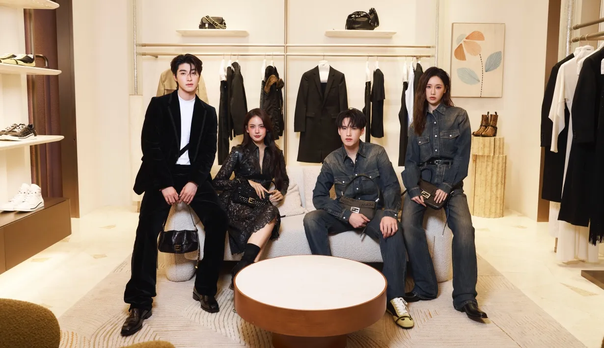 Fendi Fw26, Fendi Maria Grazia Chiuri, เจนเย่, โบว์ เมลดา, ภูธัชชัย, บลู พงศ์ทิวัตถ์
