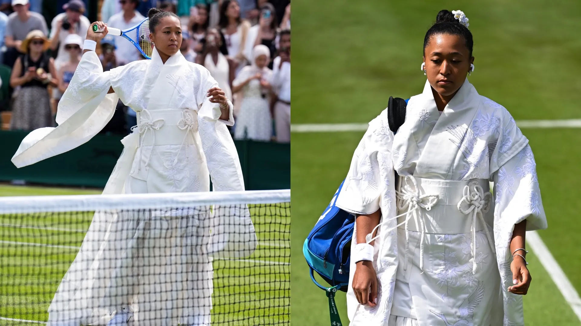 สวยสะดุดตา! ‘นาโอมิ โอซากะ’ กับกิโมโนขาวบนสนามเทนนิส Wimbledon 2026