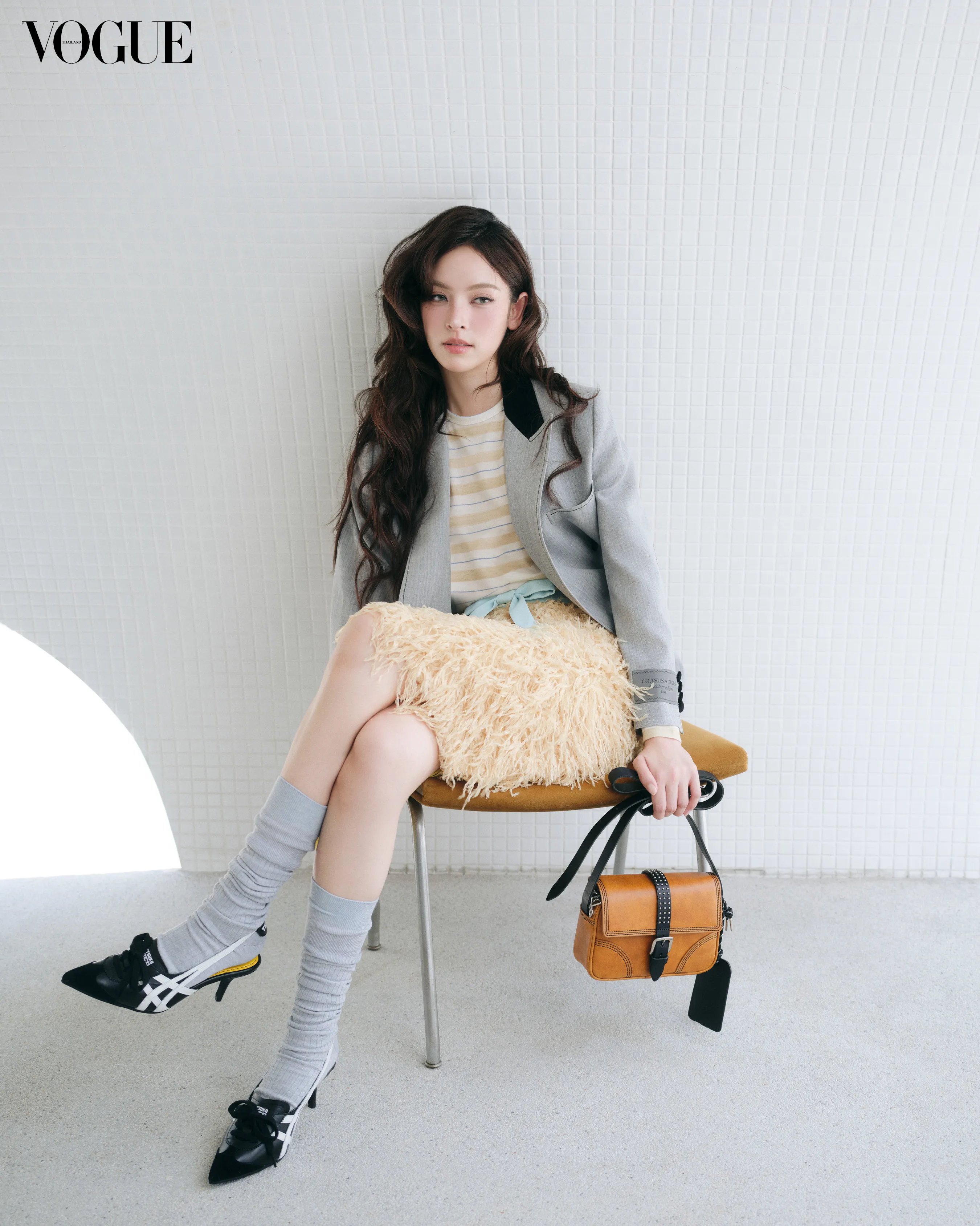 ณัฏฐณิชา ดังวัธนาวณิชย์ ในลุคจาก Onitsuka Tiger คอลเล็กชั่นฤดูใบไม้ร่วง/ฤดูหนาว 2026