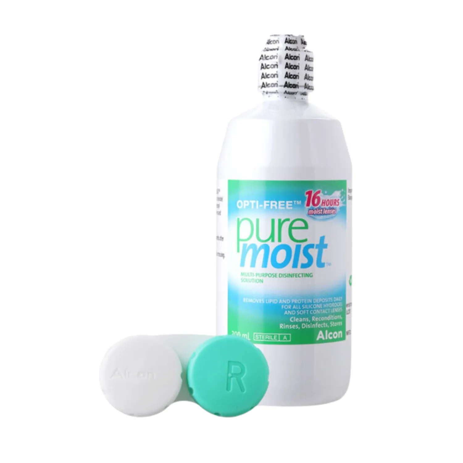 Pure Moist Multi-Purpose Disinfecting Solution (ราคา 299 บาท / 300 ML) จาก Opti-Free