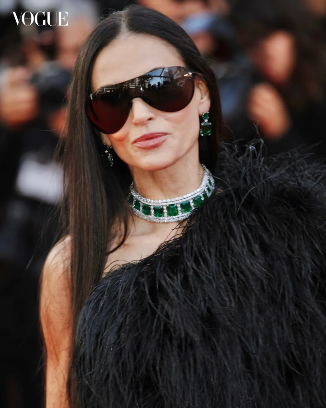 'Demi Moore' สวมใ่ส่ชุดเดรสจาก Gucci คอลเล็กชั่นครูส 2027 โดย 'Demna' ในเทศกาลภาพยนตร์นานาชาติคานส์ ครั้งที่ 79 ประจำปี 2026