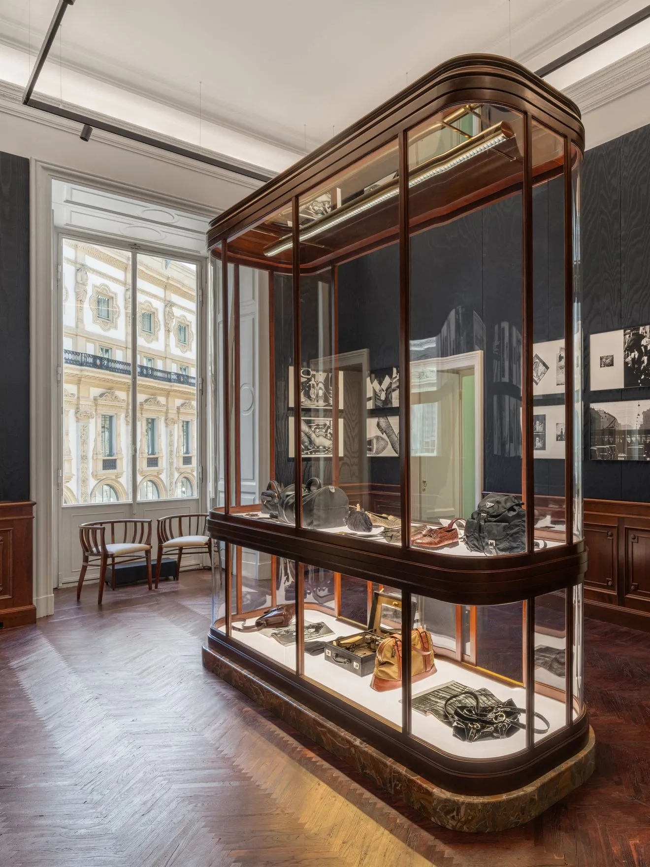 Pradasphere, at Prada Galleria Vittorio Emanuele II. Photo: Courtesy of Prada