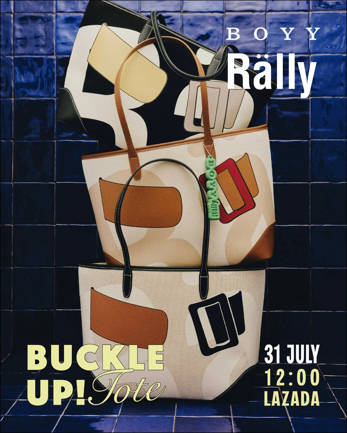 การคอแลบแห่งปีระหว่าง Rally Movement กับ BOYY เปิดตัวกระเป๋า Rally x BOYY Buckle Up! Tote
