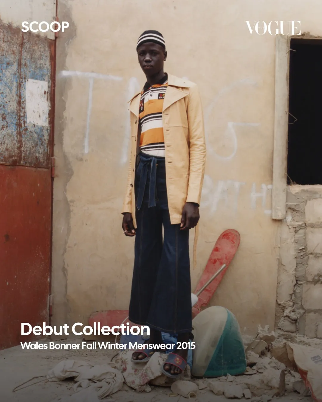 Wales Bonner - 'Ebonics' คอลเล็กชั่นเสื้อผ้าบุรุษ ฤดูใบไม้ร่วง/ฤดูหนาว 2015