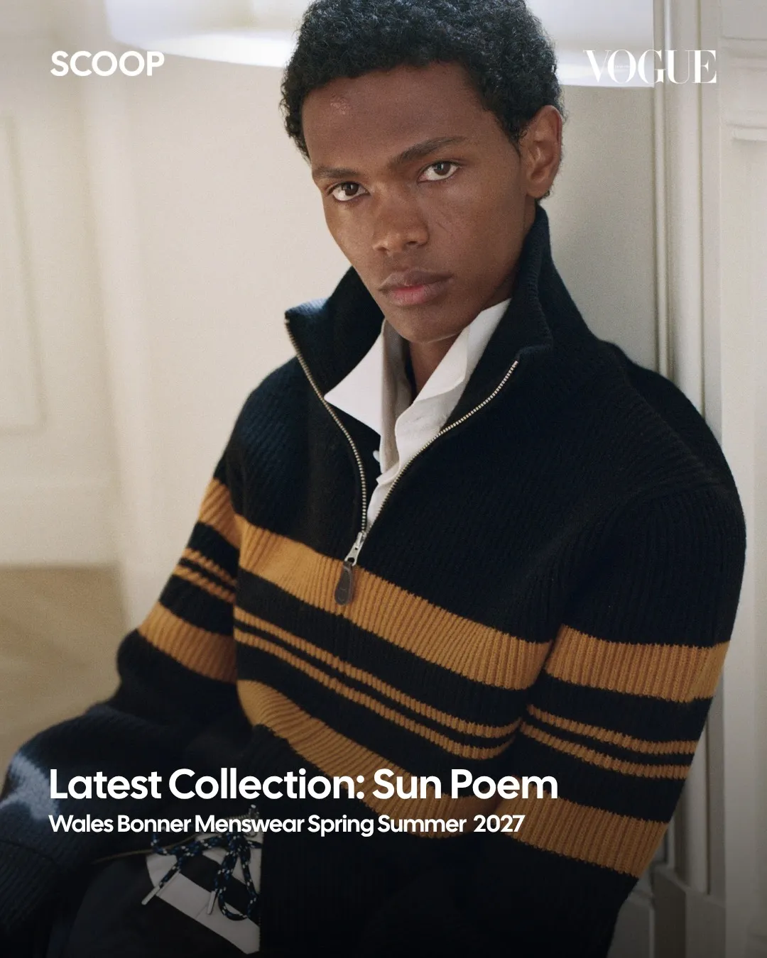 Wales Bonner - 'Sun Poem' คอลเล็กชั่นเสื้อผ้าบุรุษ ฤดูใบไม้ผลิ/ฤดูร้อน 2027