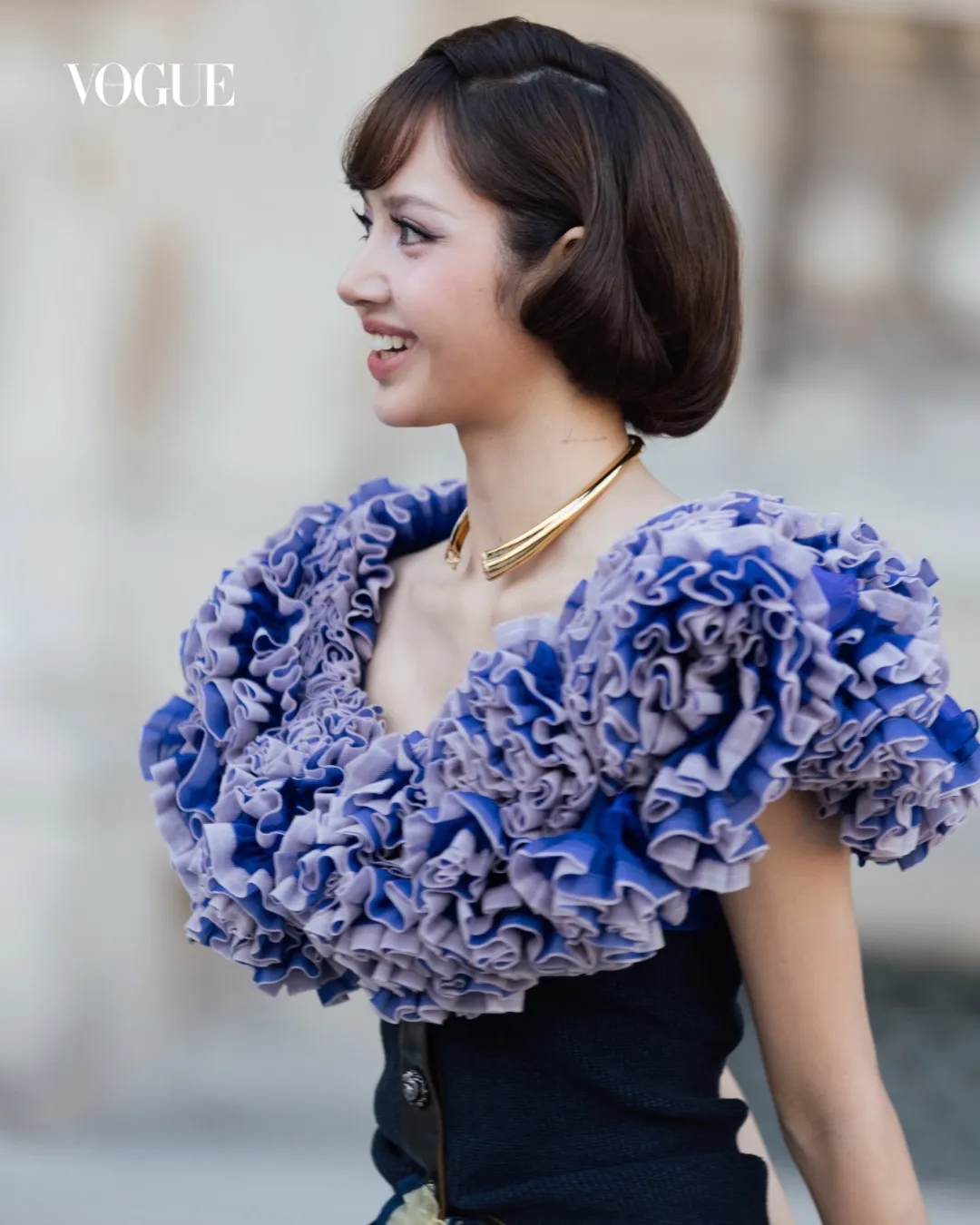 'ลิซ่า-ลลิษา' ในแฟชั่นโชว์ Louis Vuitton คอลเล็กชั่นฤดูใบไม้ผลิ/ฤดูร้อน 2027 ณ Cour Carrée du Louvre กรุงปารีส ประเทศฝรั่งเศส