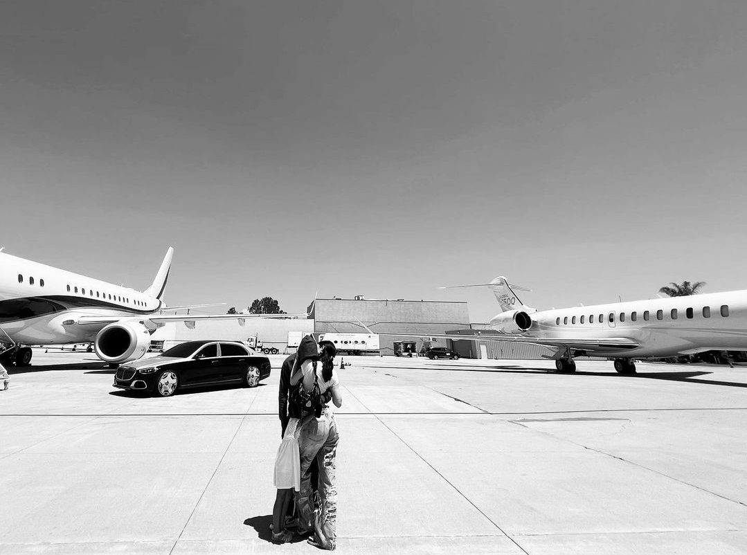 Kylie Jenner and her private jet
