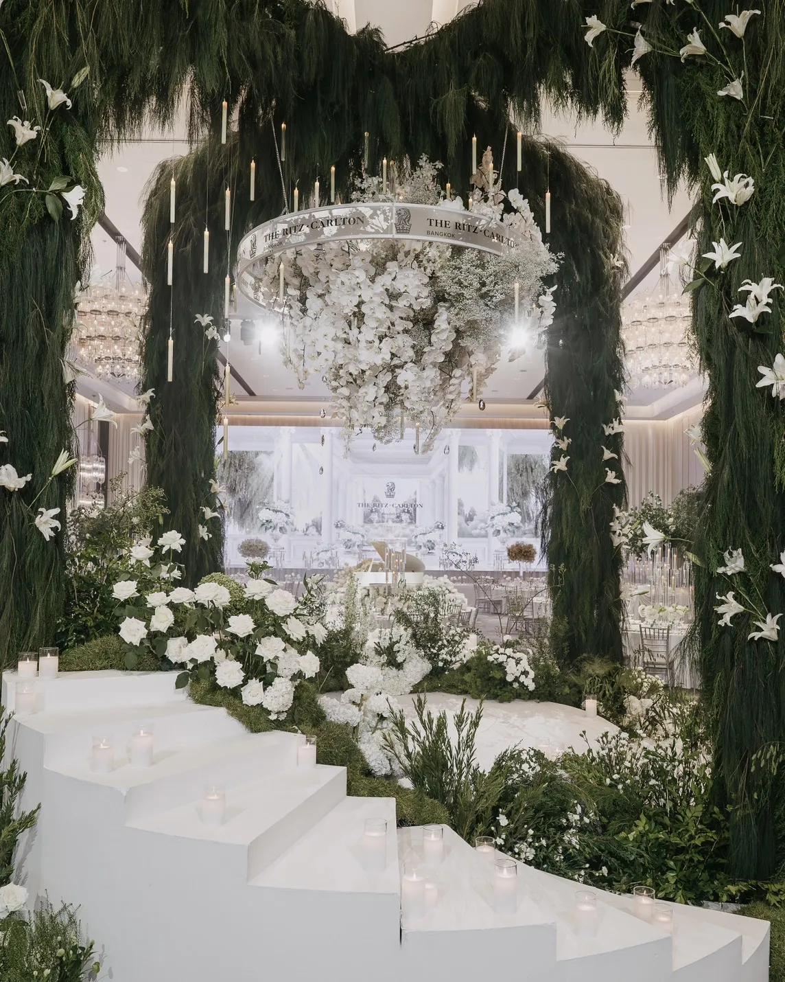 The Ritz-Carlton, Bangkok Wedding Showcase Down the Aisle