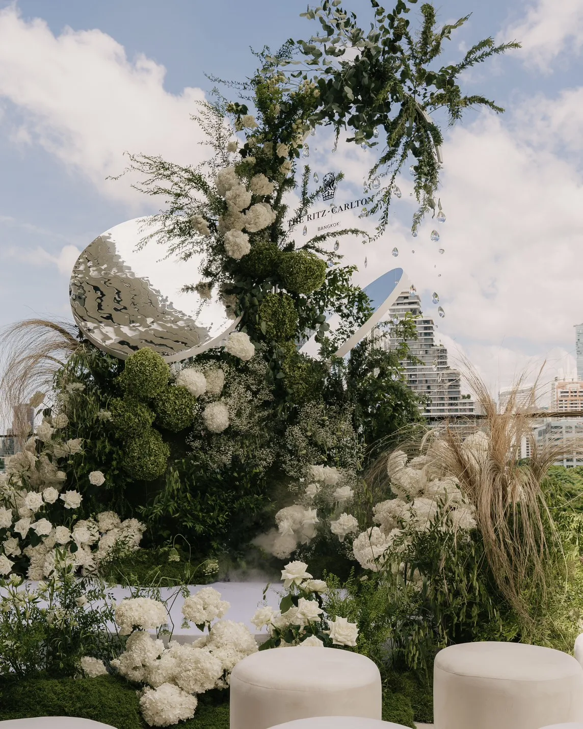 The Ritz-Carlton, Bangkok Wedding Showcase Down the Aisle