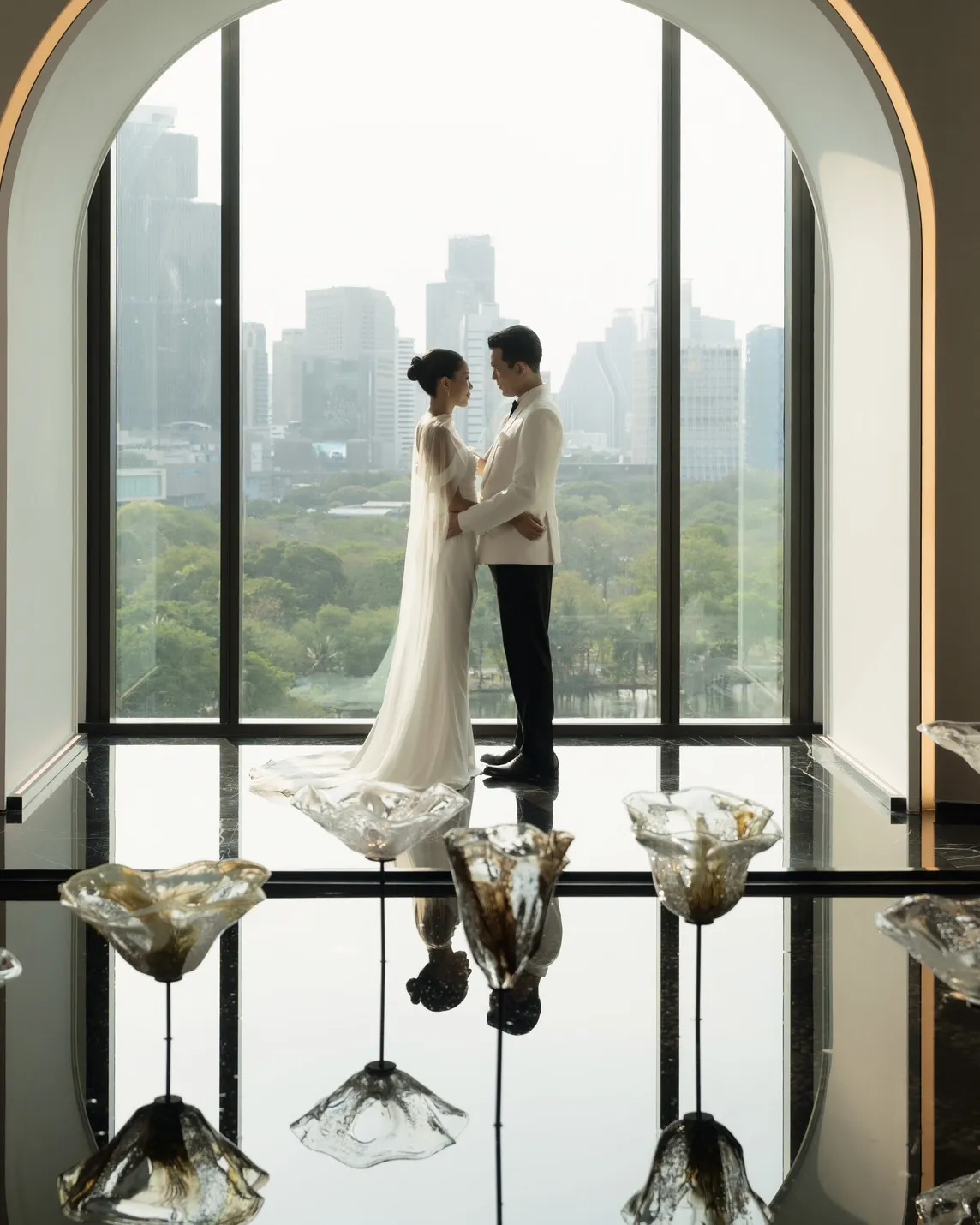 The Ritz-Carlton, Bangkok Wedding Showcase Down the Aisle