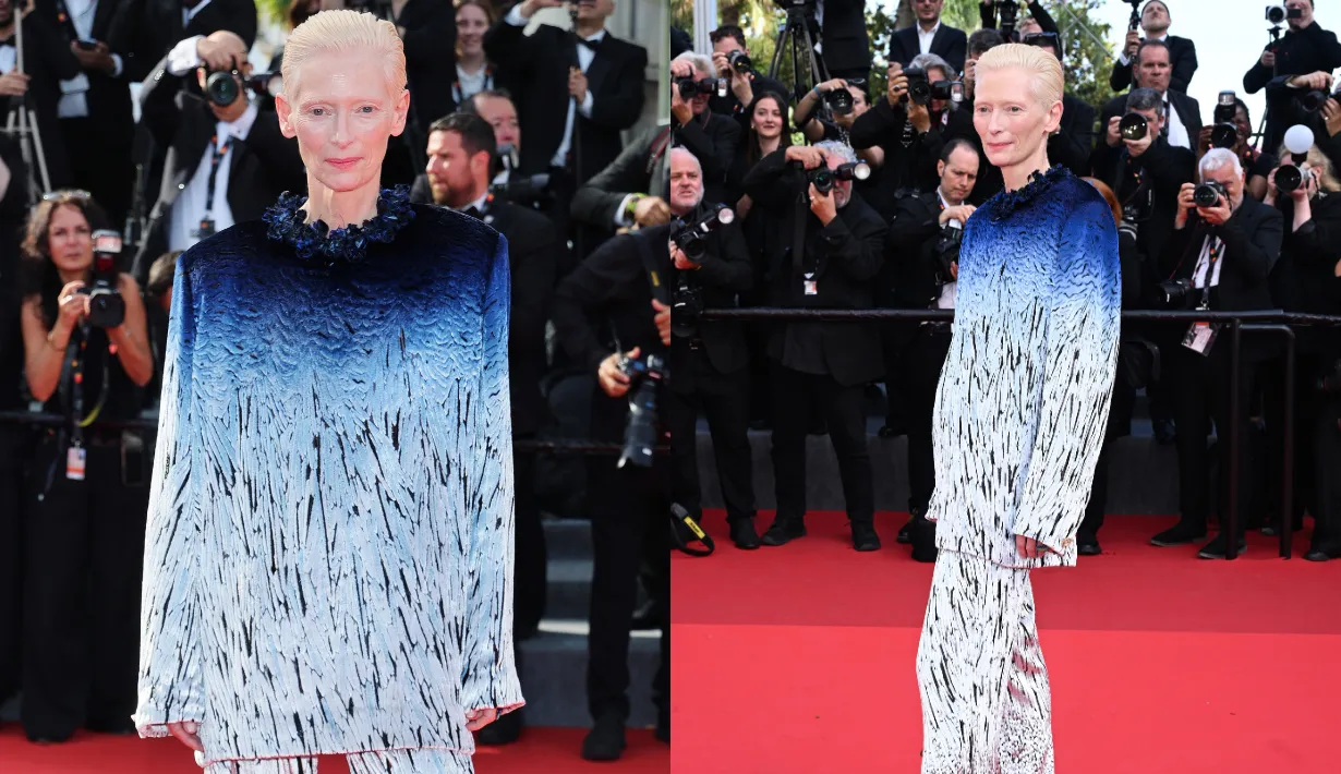 Tilda Swinton Cannes 2026 Red Carpet CHANEL