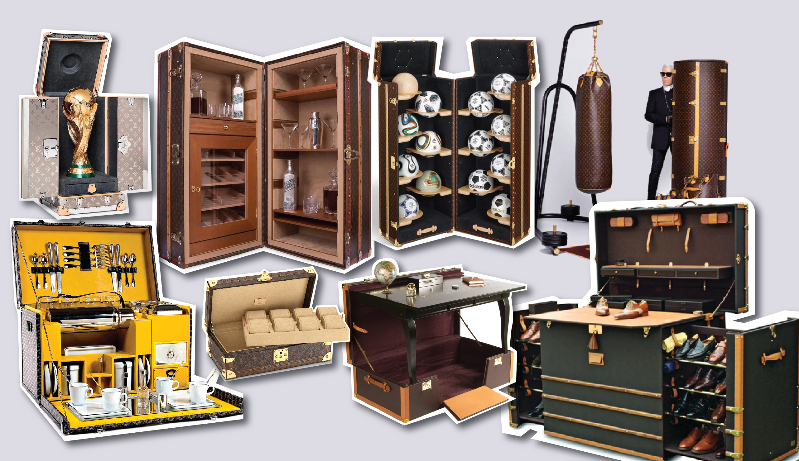 John Nollet's custom Louis Vuitton trunk is home to his entire salon! -  Luxurylaunches