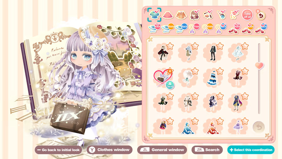 dress up game - selfy collection 1