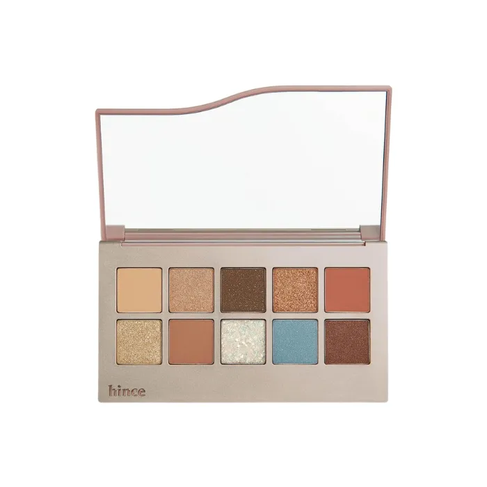 อายแชโดว์สีฟ้า New Depth Eyeshadow Palette สี 01 Gentle & Firm Hince