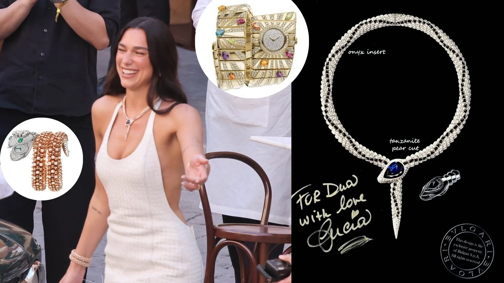 BVLGARI, Dua Lipa, Wedding