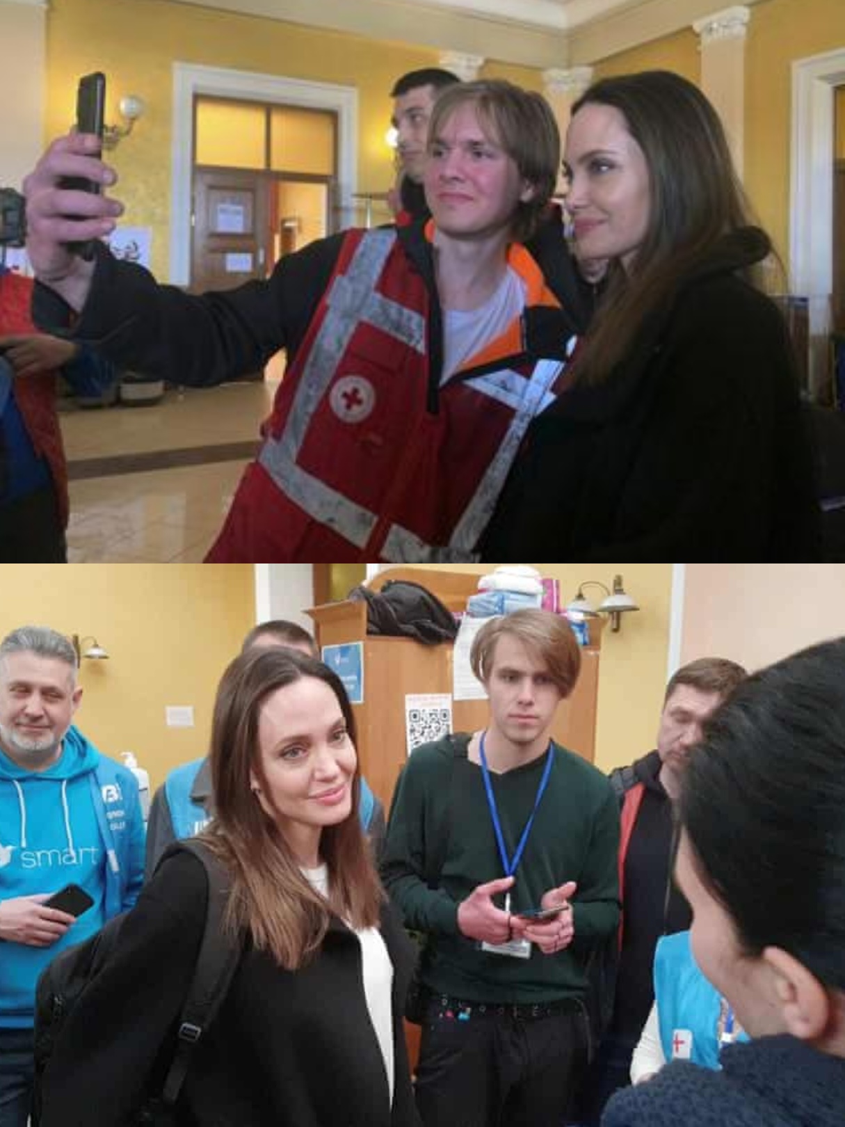 Angelina Jolie in Ukraine