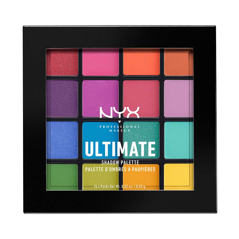 Ultimate Shadow Palette Eyeshadow Palette สี Brights จาก NYX