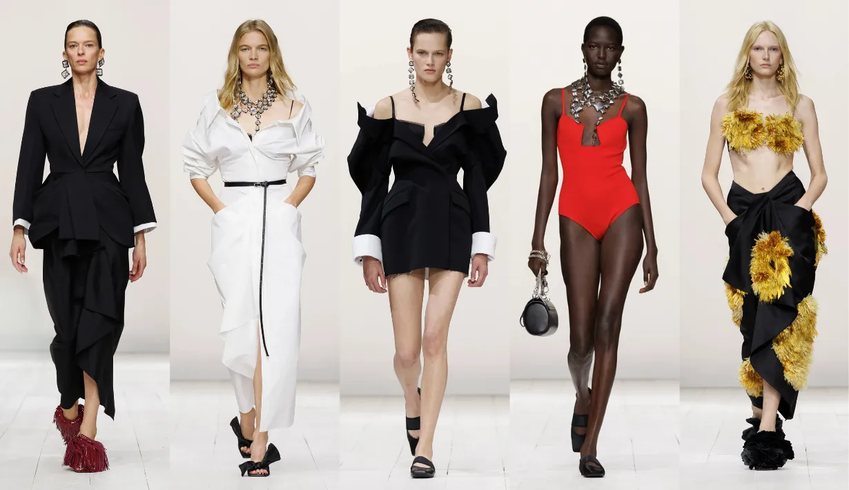 นางเเบบบนรันเวย์ Givenchy