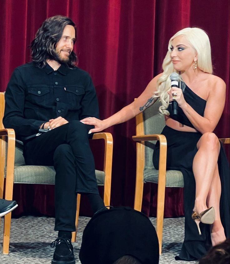 Jared Leto and Lady Gaga from House of Gucci